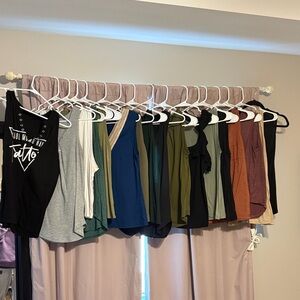 Lot of women’s large tank tops